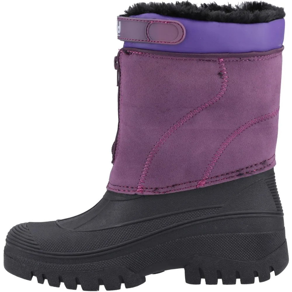 Venture Waterproof Winter Boots Purple