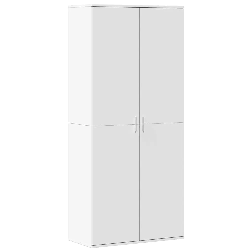 vidaXL Shoe Cabinet White 80x39x178 cm Engineered Wood