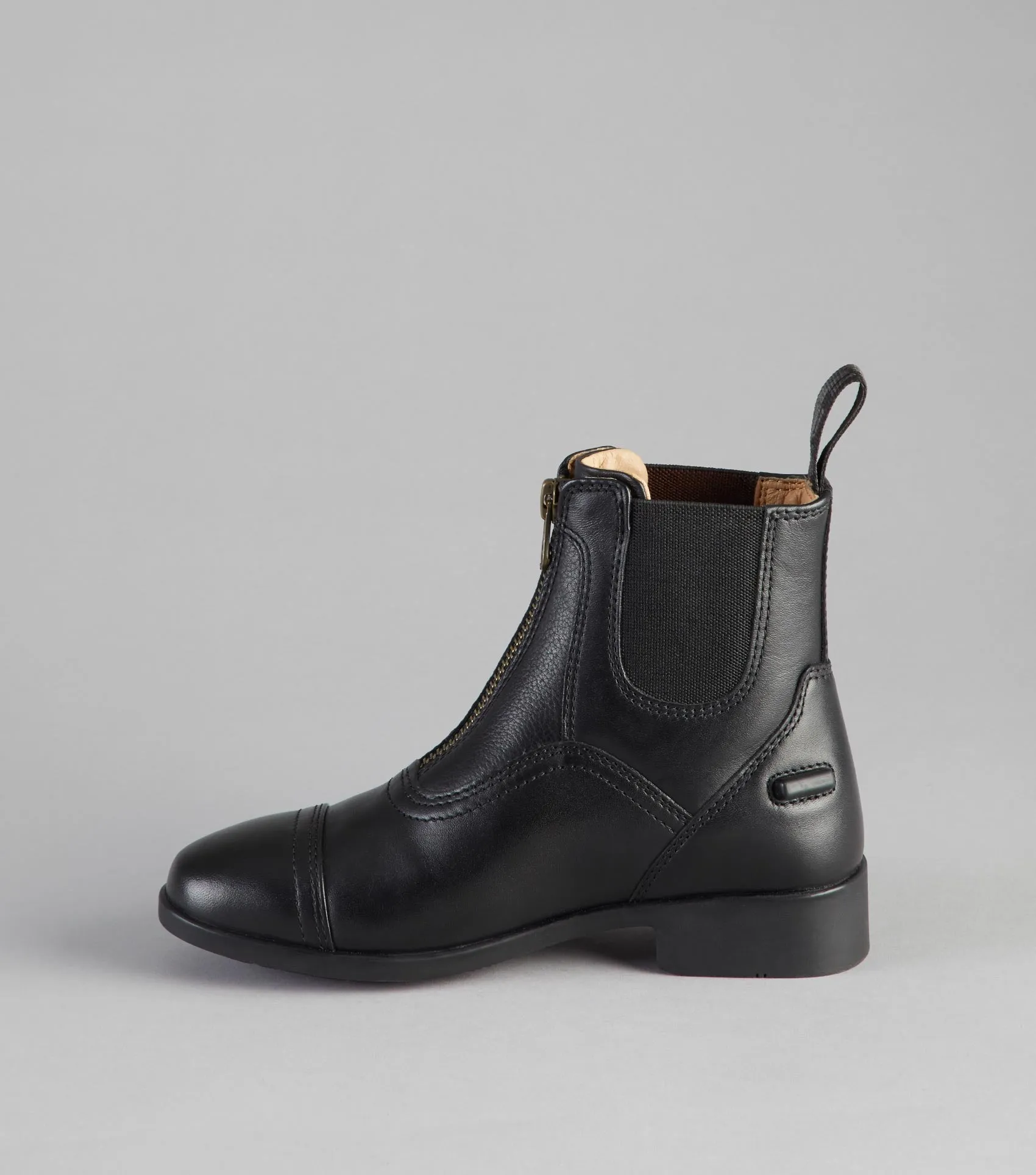 Virtus Junior Leather Paddock Boot Black