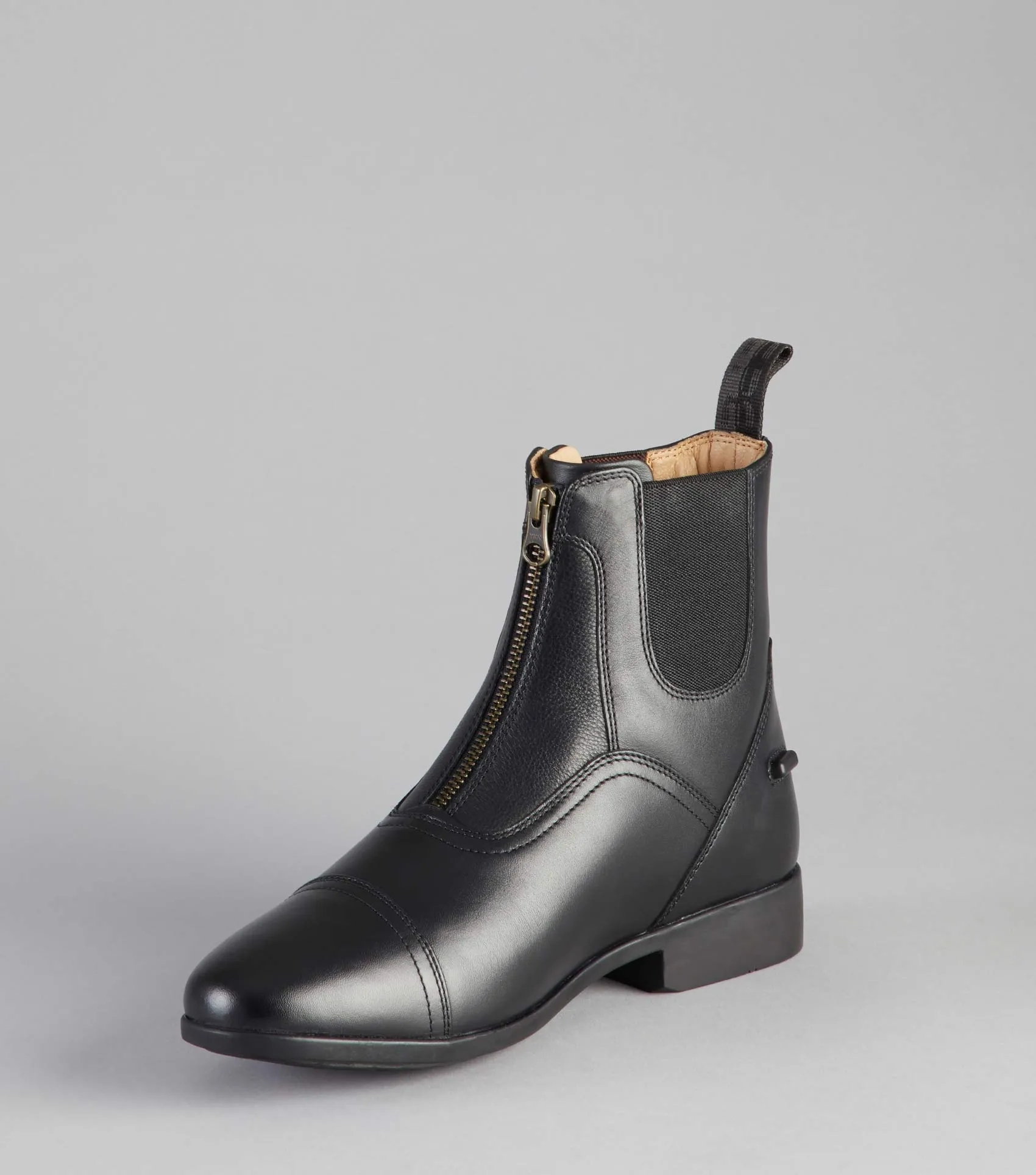 Virtus Leather Paddock Boot Black