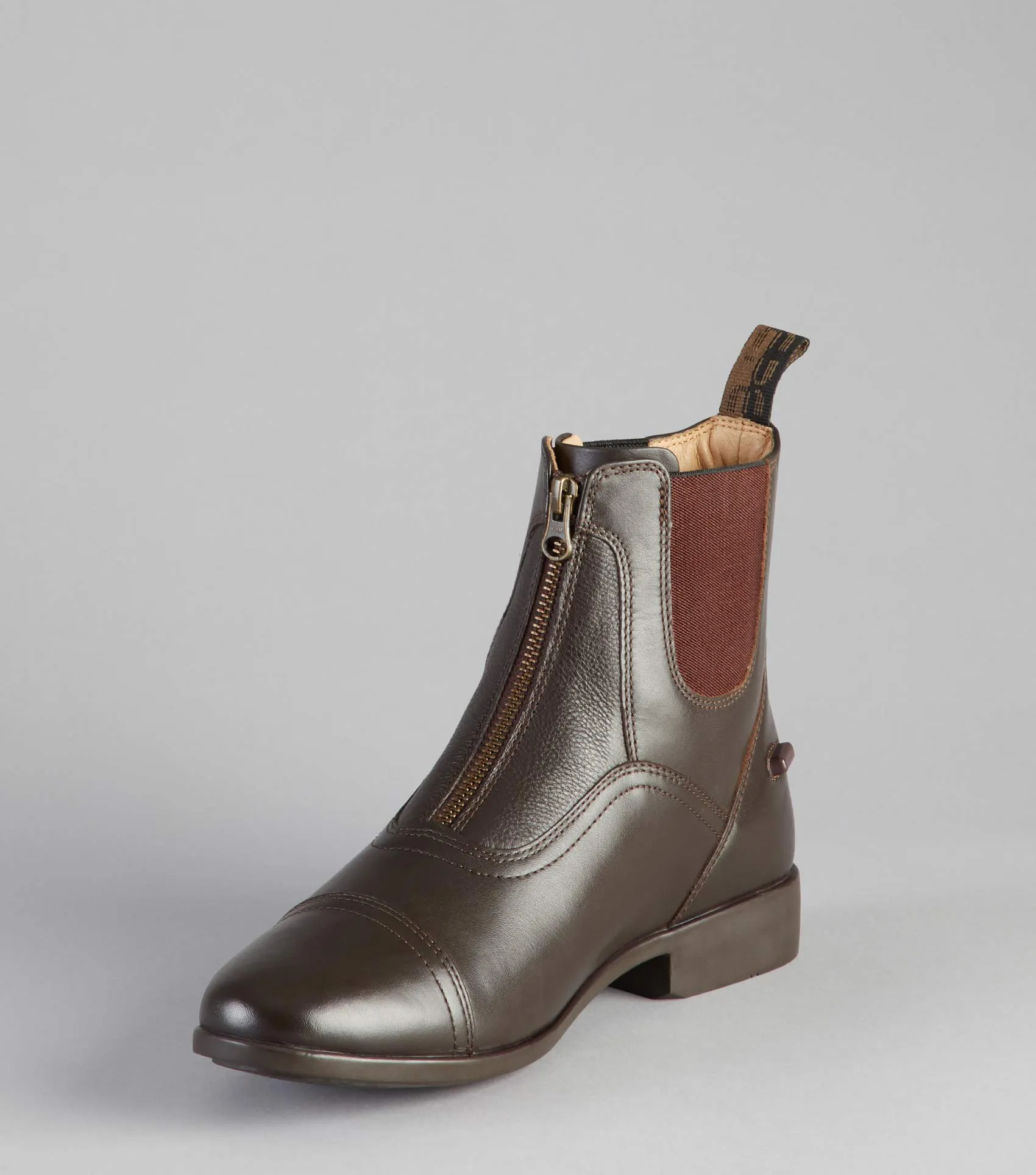 Virtus Leather Paddock Boot Brown