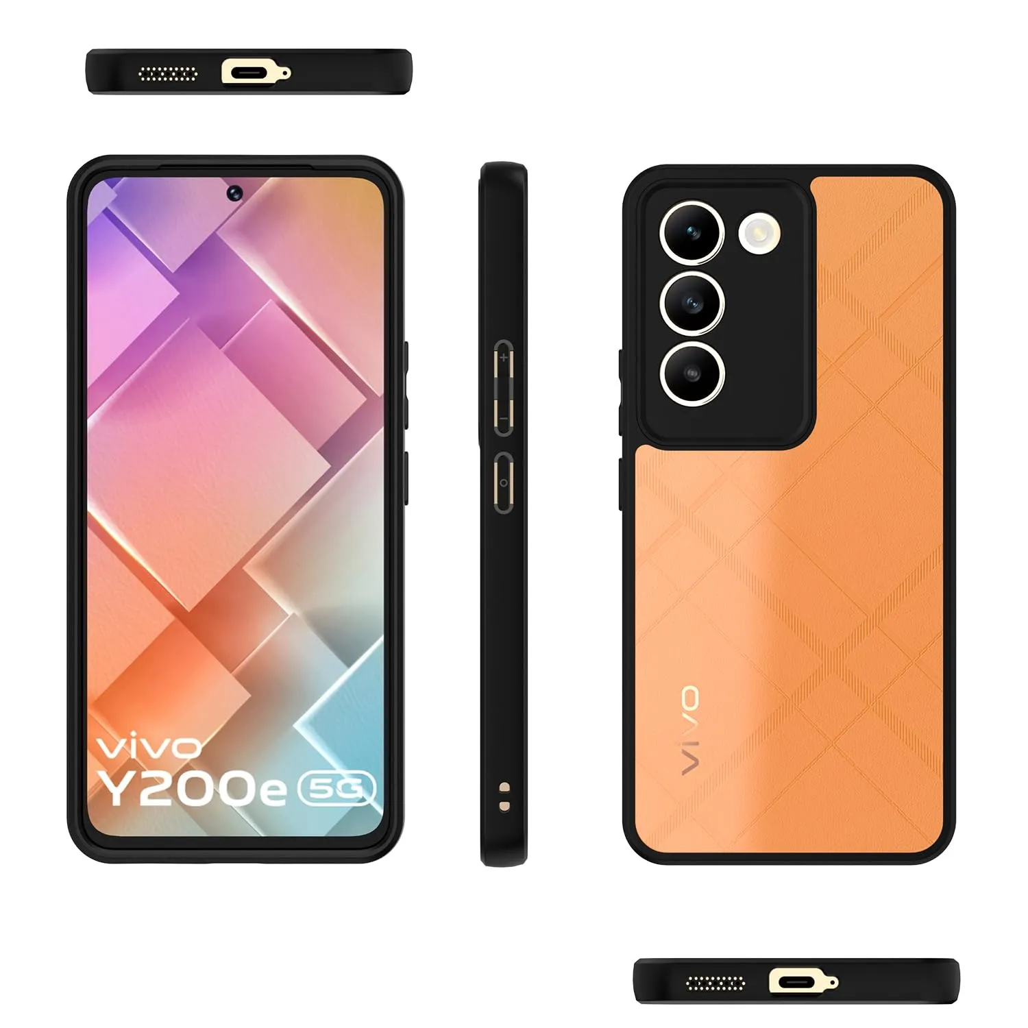 Vivo Y200e Back Cover Case | Hybrid - Clear