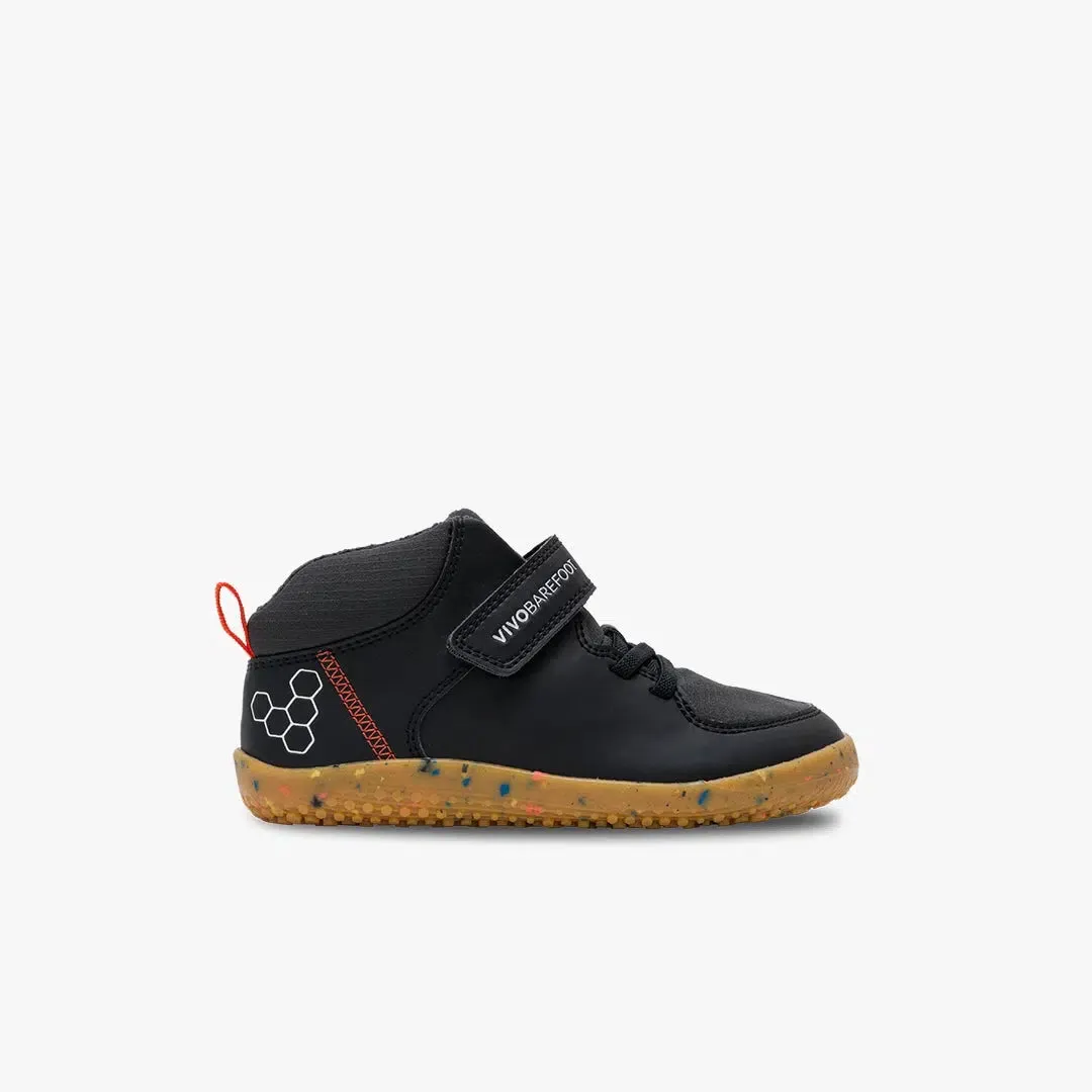 Vivobarefoot Primus Ludo Hi Toddler Obsidian