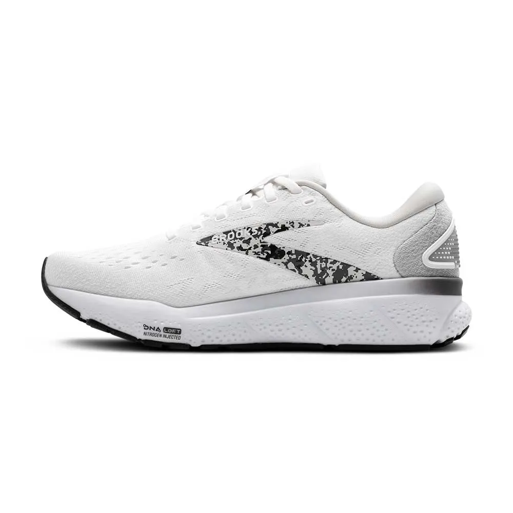 Women's Ghost 16 Running Shoe - White/Oyster/Lava - Regular (B)