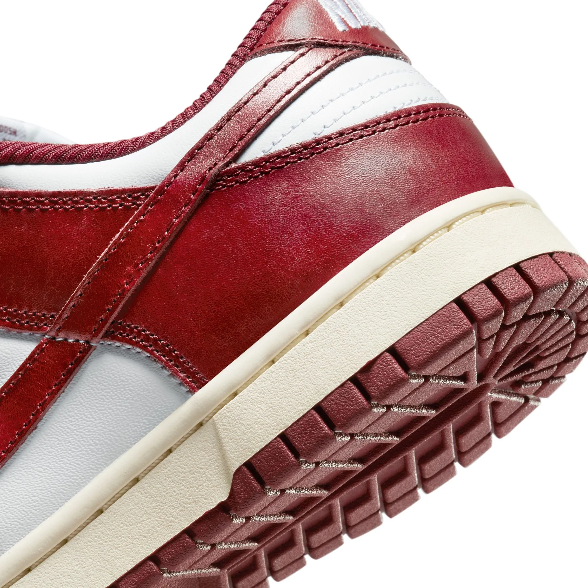 Womens Nike Dunk Low Premium 'Vintage Red'