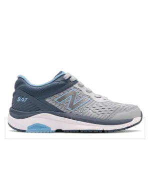 Women's Walking 847 Light Aluminum with Indigo and Team Carolina V4