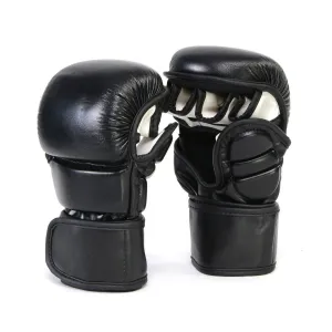 X-Fitness XF2001 7 oz MMA Hybrid Sparring Gloves-BLACK